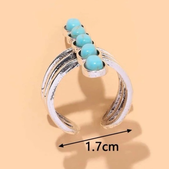 VINTAGE TURQUOISE RING - Picture 3 of 7